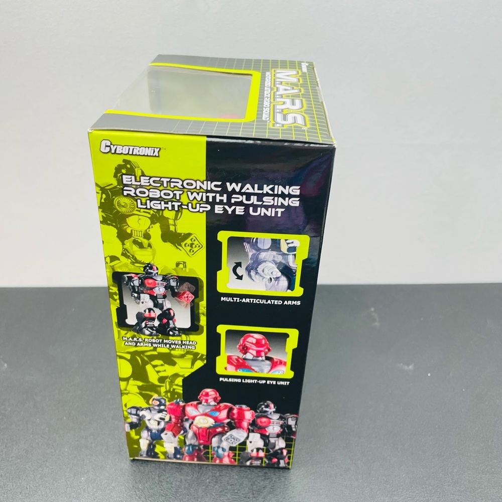 M.A.R.S. Motorized 7" Cybotronix Attack Robo Squad ~ Red Revo Robot (#8831) - Picture 6 of 10